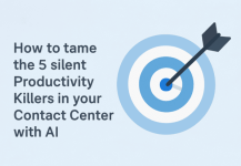 The Top 5 Productivity Killers in Your Contact Center – How to Tame Them with AI